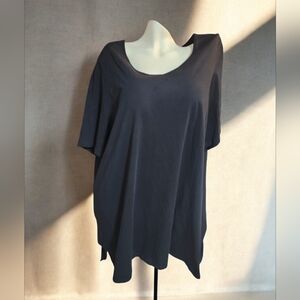 Penningtons Black Short Sleeve Long Top